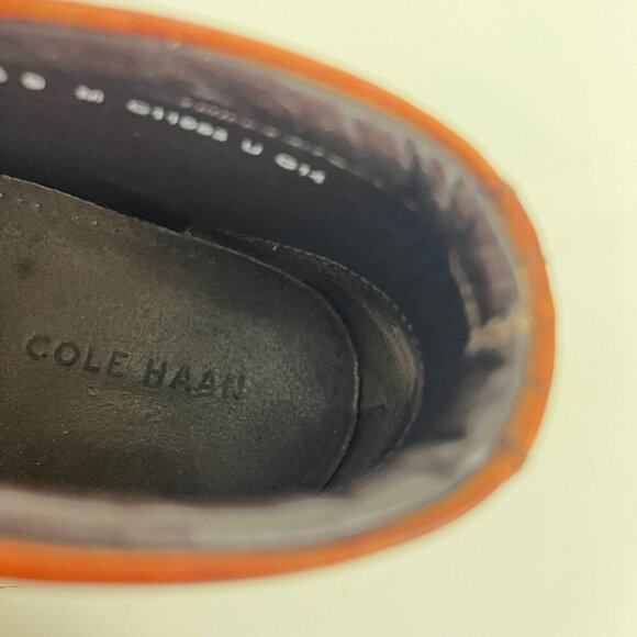 Cole Haan Liam Chukka II Boots Mens US 9M Brown Leather Wingtip Ankle C11053 - Picture 7 of 10